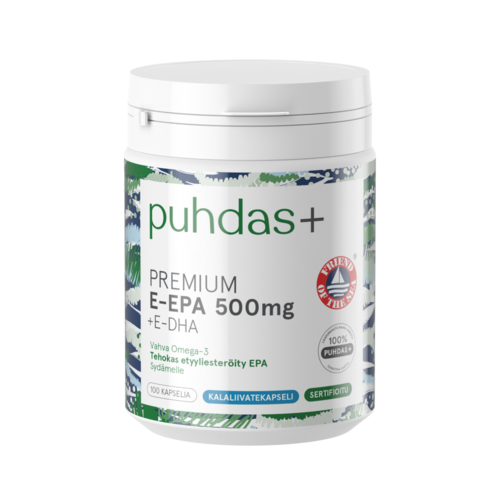 Puhdas+ Premium E-EPA 500 mg 100 kaps